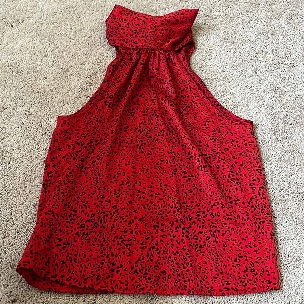Bishop + Young Red Blouse